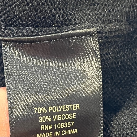 Worthington long sleeves Black Turtleneck Sweater Dress size small - Picture 10 of 12